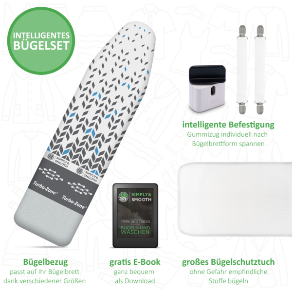 <br><strong>Hochwertiger Turbo Bügelbrettbezug</strong> – Bild 2